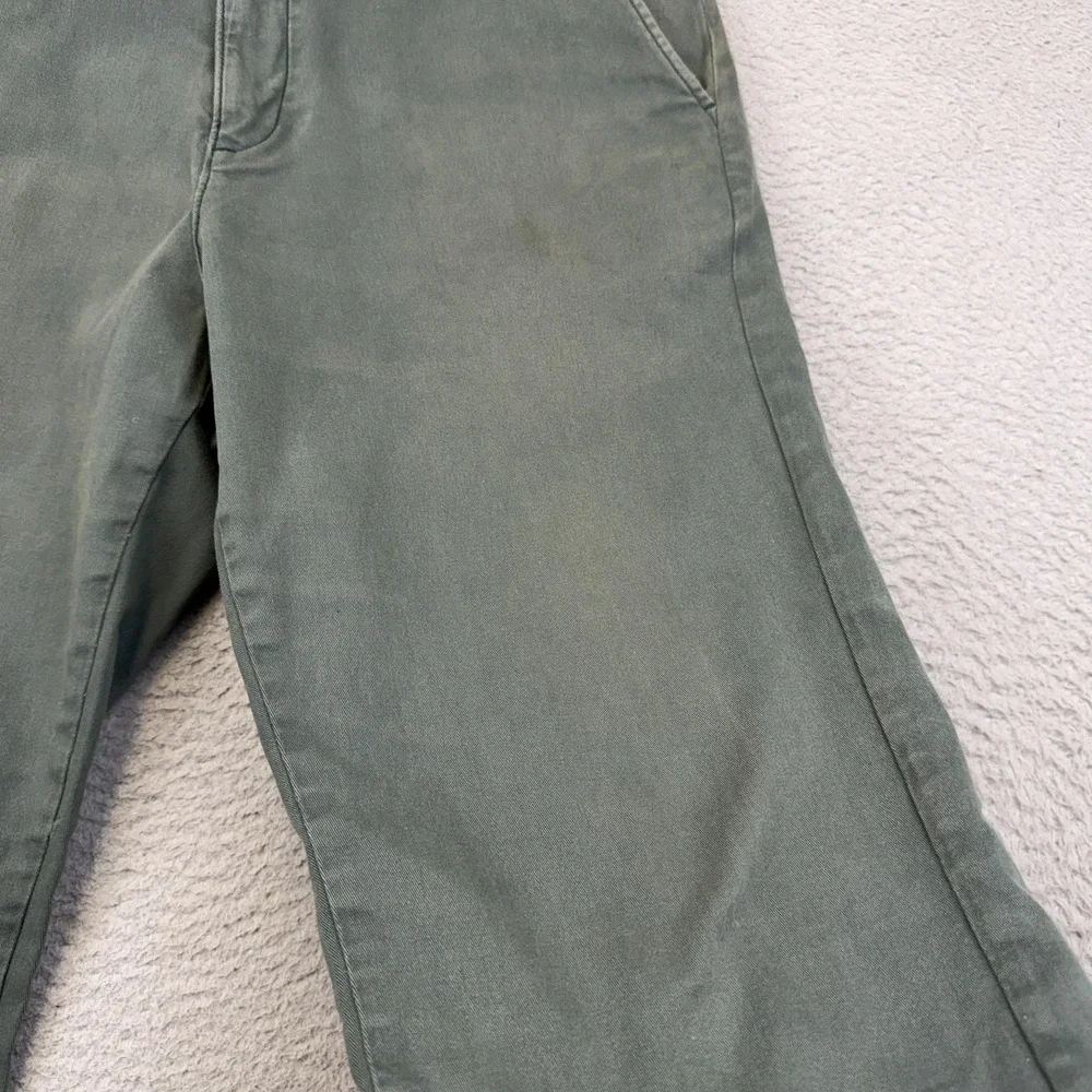 Johnnie-O Pants Mens 33x30 Green Stretch Chino Straight Leg Casual Cotton *32x29